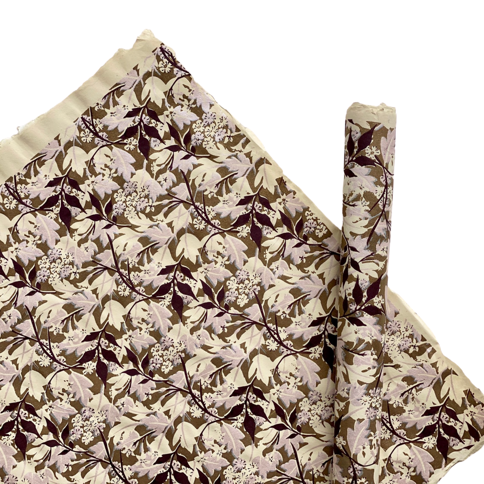 Floral Handmade Paper Gift Wrap Sheet