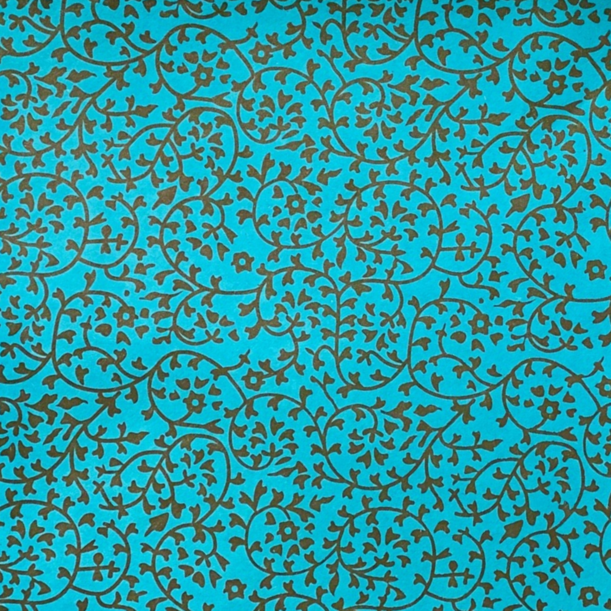Gold Vine Handmade Paper Gift Wrap Sheet Design Detail
