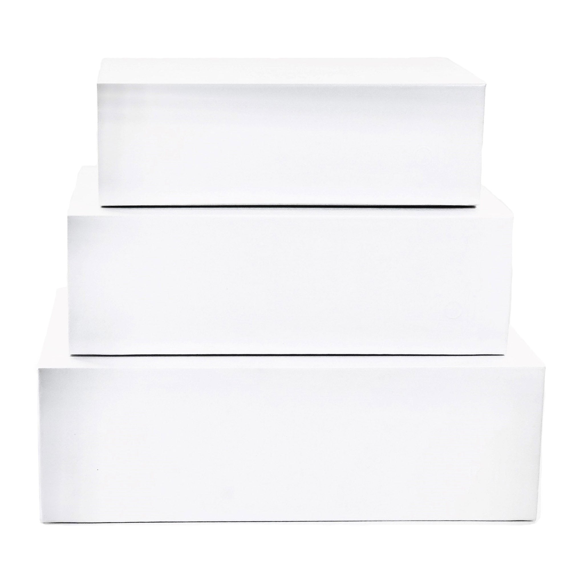 White Box Store Plain White Gift Box