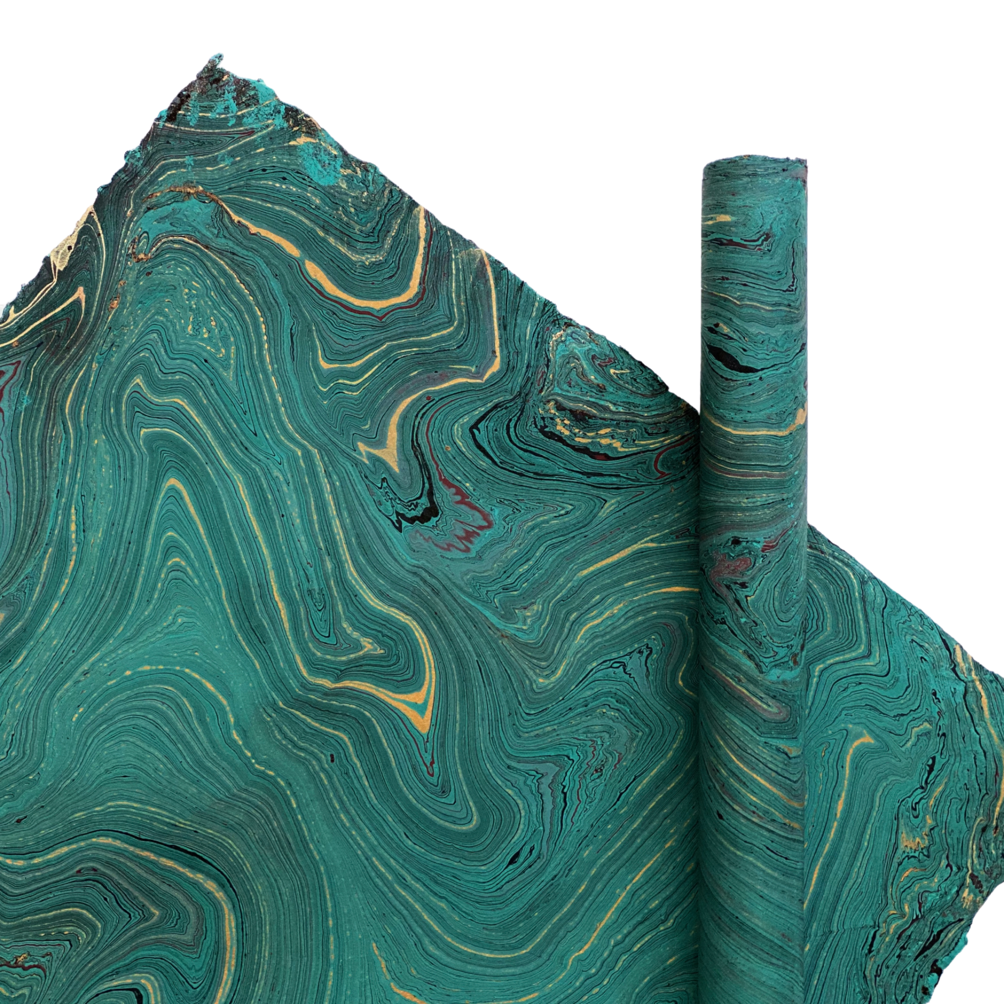 Green Marble Wrapping Paper